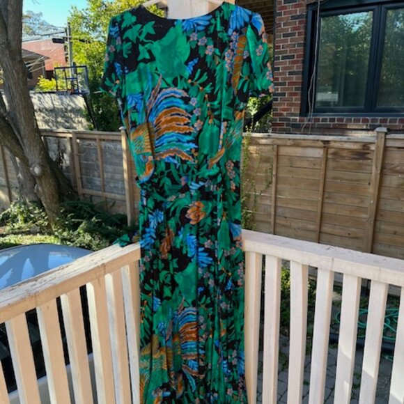 Sezane Armelle maxi wrap dress, Sz 38/6, BNWT - Picture 11 of 12